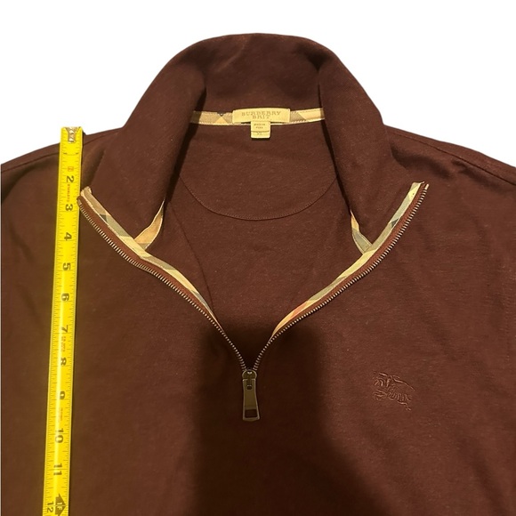 Burberry Brit CASHMERE men sweater size XL wine color - Picture 5 of 15